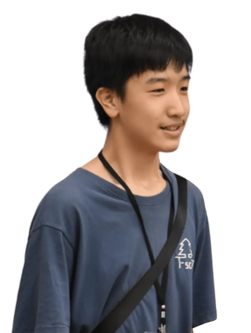 這是毛宇禾正在演講時的照片